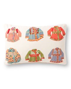 P0870 Natural/Multi 13"x21" Pillow