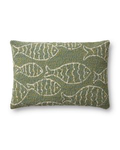 P0908 Green 16"x26" Pillow