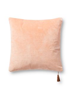 P1153 Coral/Gold 18" x 18" Pillow