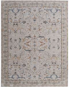 Pasha 39M4F Ivory/Blue/Red Area Rug