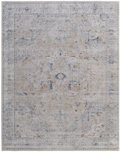 Pasha 39M5F Ivory/Taupe/Blue Rug