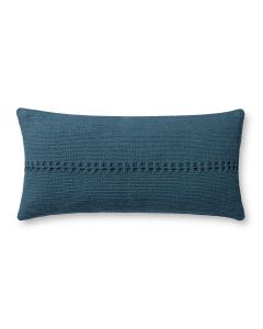 Harvey PCJ0018 Blue 12"x27" Lumbar Pillow