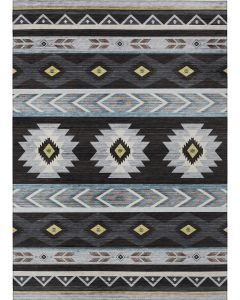 Phoenix PH3 Black Area Rug