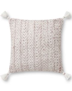 PLL0068 Blush/Natural 18"x18" Pillow