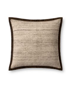 PLL0143 Brown/Ivory 22" Pillow