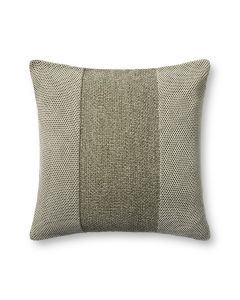 PLL0170 Ivory/Green 22" Pillow