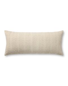 Cameron PMH0036 Ivory 13"x35" Lumbar Pillow