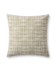 Killian PMH0065 Green/White 22" Pillow