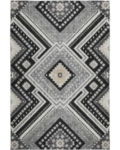 Portico PO5 Black Area Rug