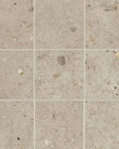 Poetry Stone Ecru Matte Glazed Porcelain 4"x4" Mosaic