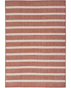 Positano POS03 Terracotta Ivory Area Rug