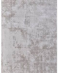 Prasad 39NAF Ivory/Taupe/Silver Area Rug