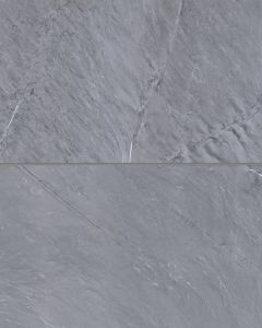 Prati Breccia Grey Polished Glazed Porcelain 24"x48" Field TIle