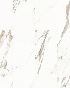 Prati Calacatta Borghini Warm Honed Glazed Porcelain 12"x24" Field TIle