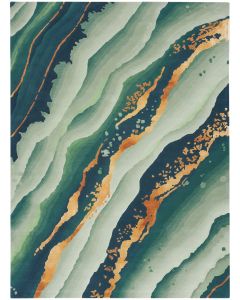 Prismatic PRS30 Emerald Area Rug