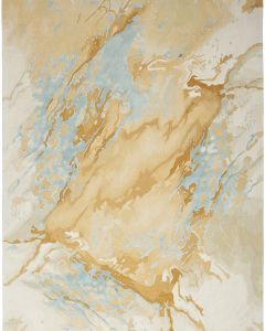 Prismatic PRS36 Sand Blue Area Rug