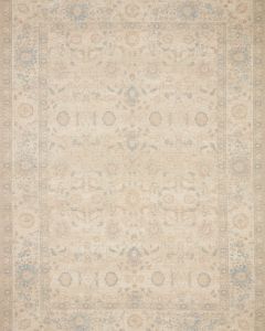 Priya PRY-05 Natural/Blue Area Rug