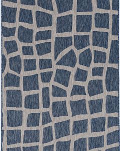 Provo 5763 Blue/Grey Bedrock Area Rug