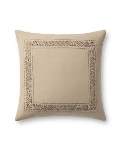 Estee Border PRP0062 Cream 22" Pillow
