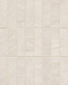 Purestone Beige Natural Glazed Porcelain 1"x4" Mosaic Tile