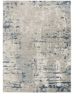 Quarry QUA01 Ivory Grey Blue Area Rug