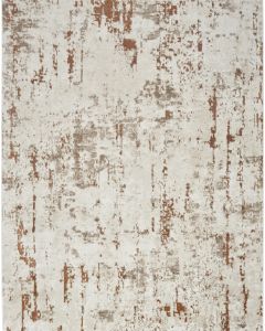 Quarry QUA01 Ivory Rust Area Rug