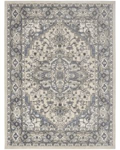 Quarry QUA05 Ivory Blue Area Rug
