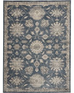 Quarry QUA06 Blue/Beige Area Rug