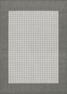 Recife Checkered Field Grey/White Area Rug