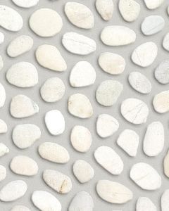 River Pebbles Ivory Blend Natural Stone Tile