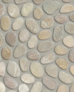 River Pebbles Taupe Blend Natural Stone Tile