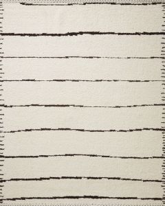 Roman ROM-05 Ivory/Black Area Rug