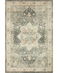 Rosette ROS-09 Slate/Ivory Area Rug