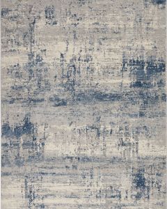 Rustic Textures RUS10 Ivory/Blue Area Rug