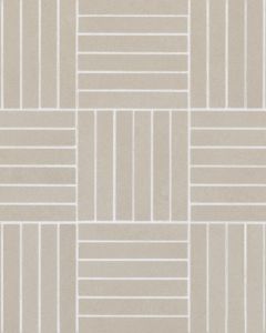 Sahara Grey Matte Glazed Porcelain 5/8"x4" Crosshatch Mosaic Tile
