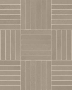 Sahara Taupe Matte Glazed Porcelain 5/8"x4" Crosshatch Mosaic Tile
