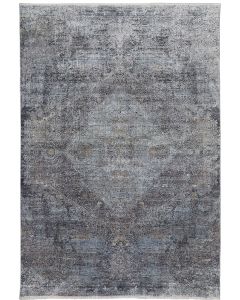 Sarrant 3963F Gray/Silver/Ivory Area Rug