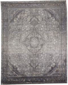 Sarrant 3967F Gray/Silver/Ivory Area Rug