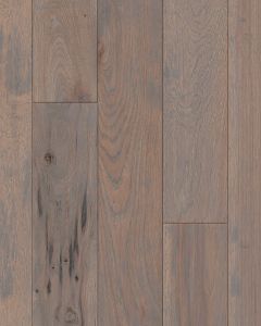 American Scrape 5" Solid Hickory Ocean Mist Hardwood