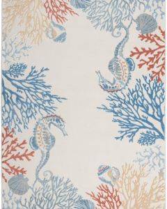 Seaside SDS03 Ivory/Multi Area Rug