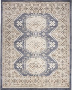 Serenity Home SRH01 Ivory Blue Area Rug