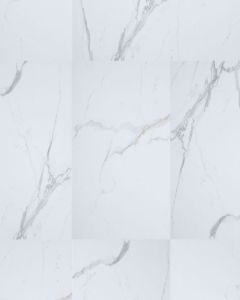 Signature Wall Solutions Carrara Marble PVC Tile