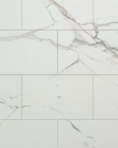Signature Plus Wall Solutions Carrara Marble PVC Tile