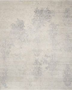 Silk Shadows SHA14 Ivory/Silver Area Rug