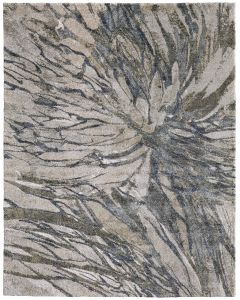 Skyview 39Q8F Gray/Green/Ivory Area Rug