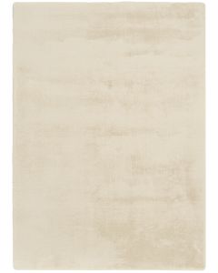 Soft Plush Rabbit Fur SFF01 Beige Area Rug