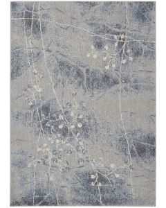 Somerset ST74 Silver/Blue Area Rug