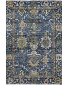 Silk Road SR8 Navy Area Rug