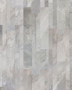 Stacked Marble Grigio Porcelain Tile