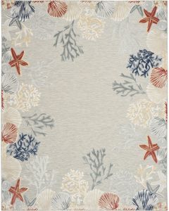 Suncoast SNC04 Grey Multicolor Area Rug